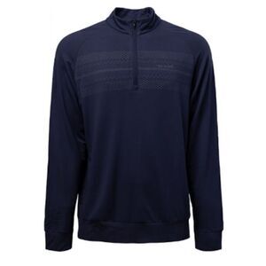 Travis Mathew Men's Blue Gulf Shores 1/4 Zip Golf Pullover
Size M